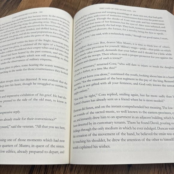 The Last Of The Mohicans James Fenimore Cooper Large Print - Picture 6 of 7